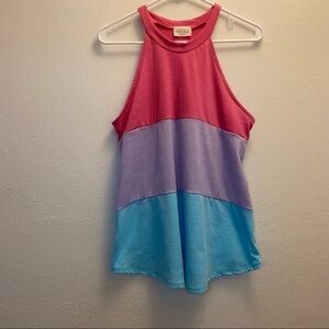 Filly Flair Pink Multicolored Blouse Size Medium